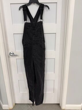 We The Free Black Denim Bib Overalls Jumpsuit